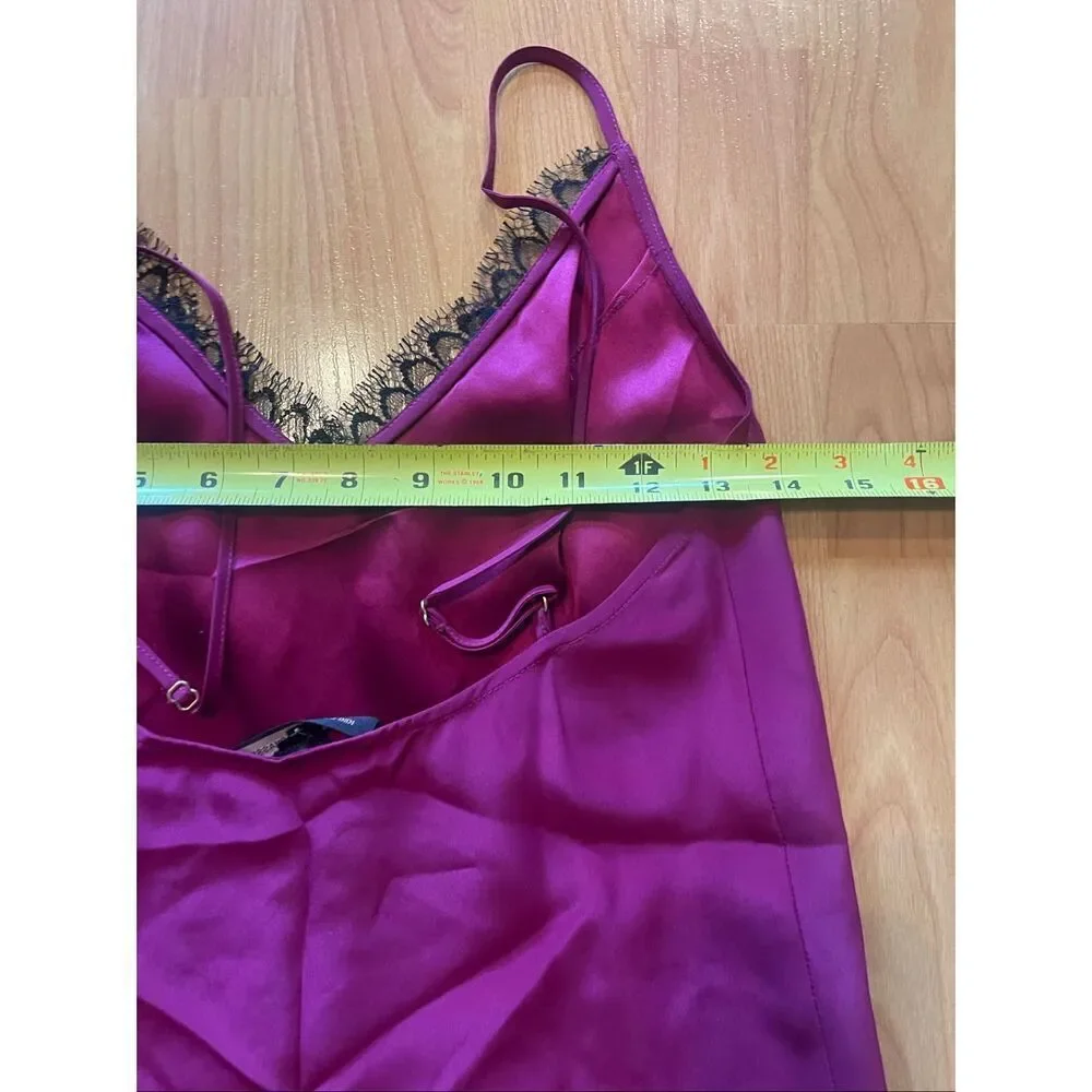 Kiki De Montparnasse Purple Lace Slip Dress Women’s Reg Size 2 Retails $495
